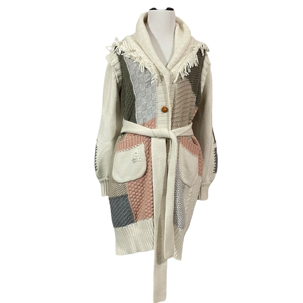 LoveShackFancy Franco Cardigan - Morning Dew - XS/S